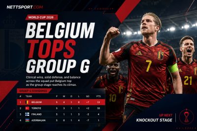 Belgium tops Group G