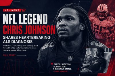 NFL Legend Chris Johnson Shares Heartbreaking ALS Diagnosis
