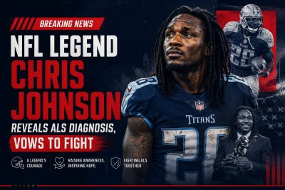 NFL Legend Chris Johnson Reveals ALS Diagnosis, Vows to Fight