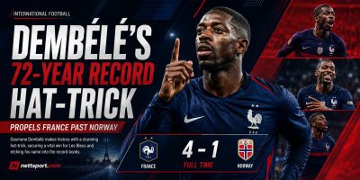 Dembélé's 72-Year Record Hat-Trick Propels France Past Norway