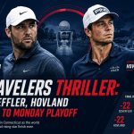 Travelers Thriller: Scheffler, Hovland Head to Monday Playoff