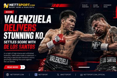 Valenzuela Delivers Stunning KO, Settles Score with De Los Santos