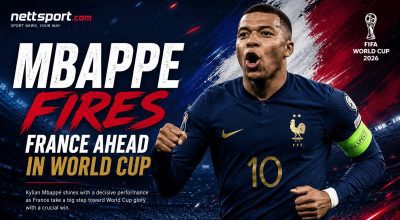 Mbappe Fires France Ahead in World Cup