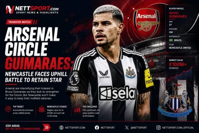 Arsenal Circle Guimaraes: Newcastle Faces Uphill Battle to Retain Star