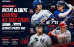 Ohtani, Clement Lead MLB All-Star Voting; Judge, Trout Advance to Phase Two