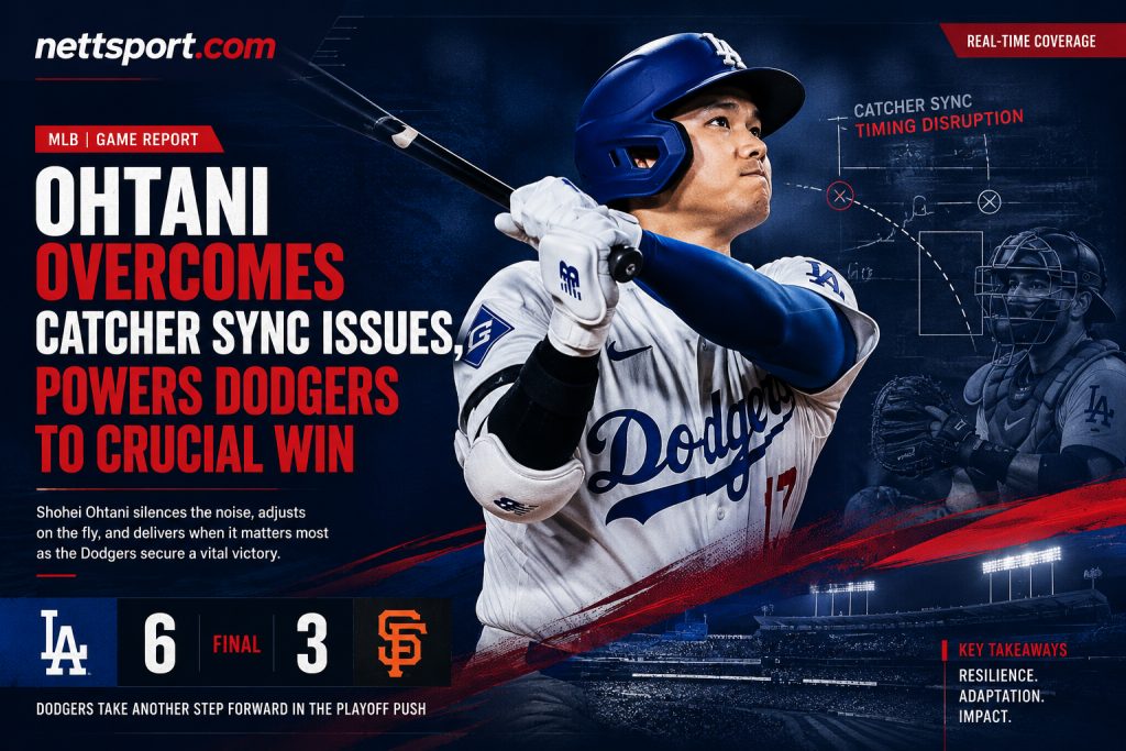 Ohtani Overcomes Catcher Sync Issues, Powers Dodgers to Crucial Win