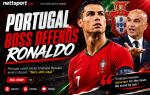 Portugal boss defends Ronaldo