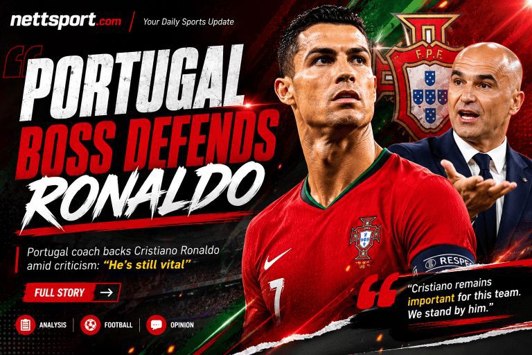 Portugal boss defends Ronaldo