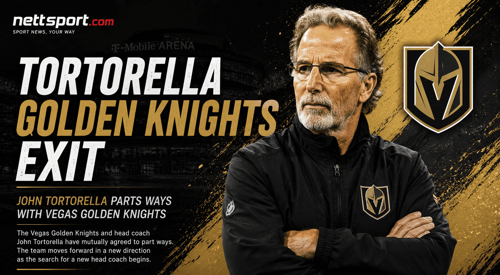 Tortorella Golden Knights Exit