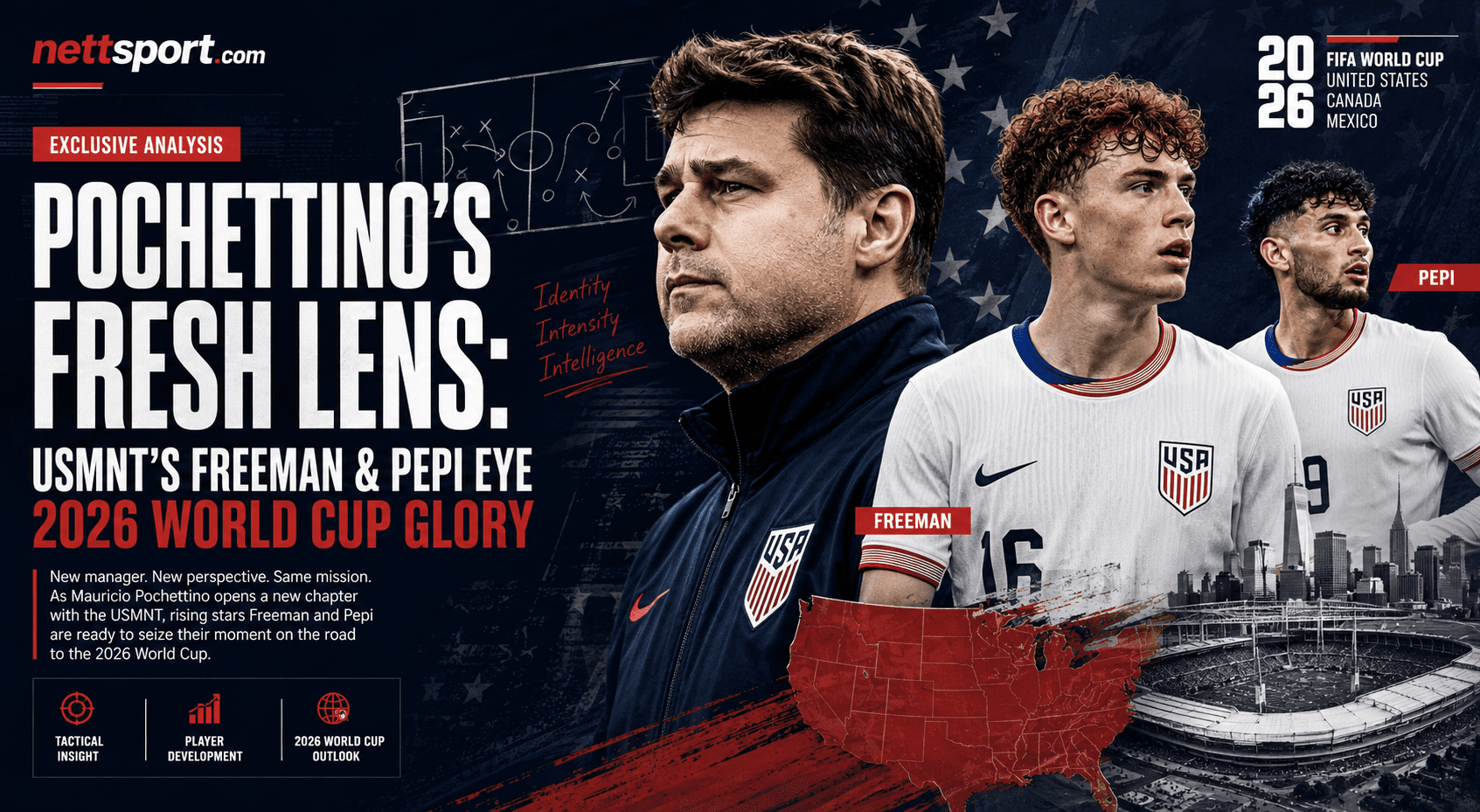 USMNT's Freeman & Pepi Eye 2026 World Cup Glory