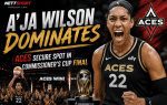 Wilson powers Aces into Commissioner's Cup final