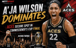 Wilson powers Aces into Commissioner's Cup final