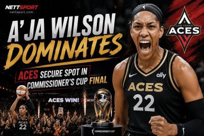Wilson powers Aces into Commissioner's Cup final