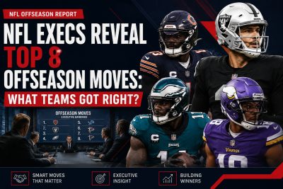 NFL Execs Reveal Top 8 Offseason Moves: What Teams Got Right?
