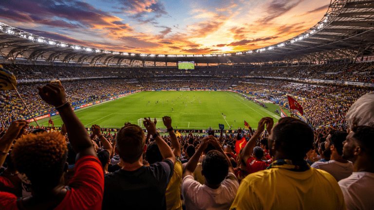 soccer stadium crowd