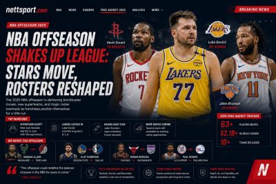NBA Offseason Shakes Up League: Stars Move, Rosters Reshaped