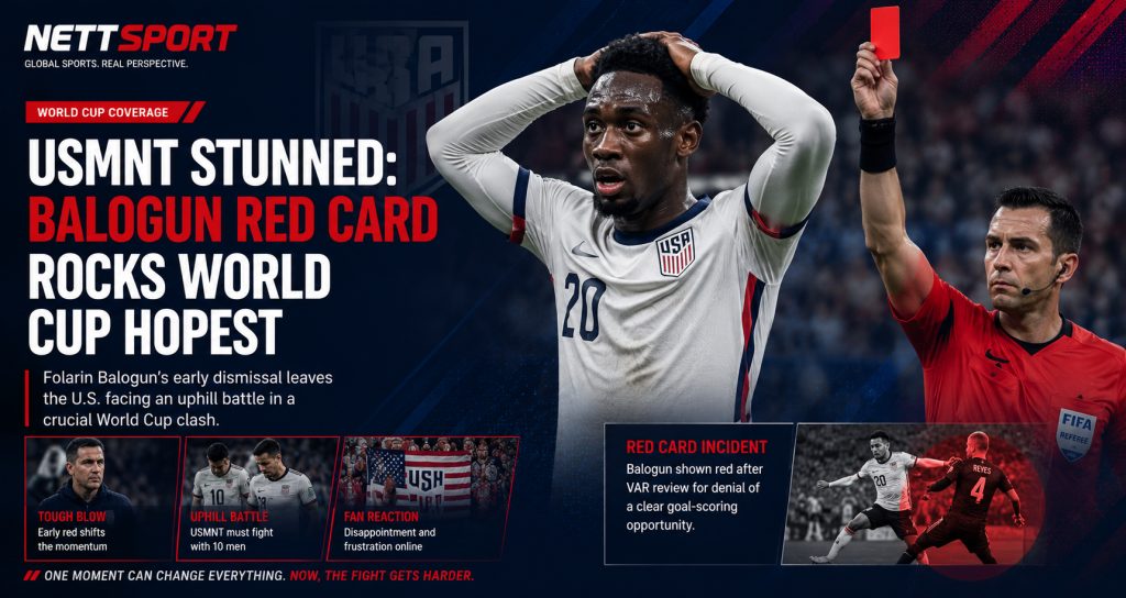 USMNT Stunned: Balogun Red Card Rocks World Cup Hopes