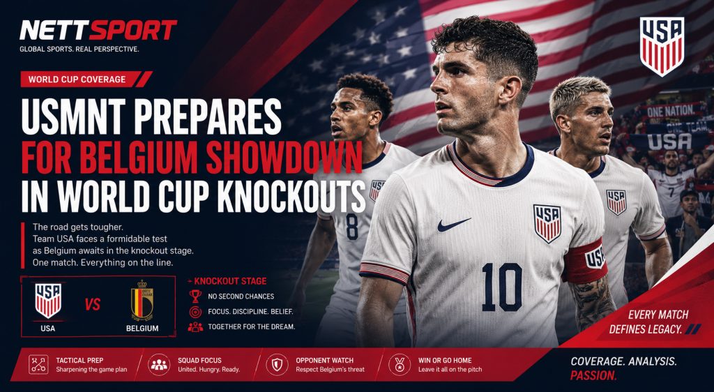 USMNT Prepares for Belgium Showdown in World Cup Knockouts