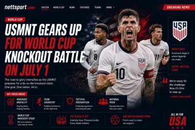USMNT Gears Up for World Cup Knockout Battle on July 1