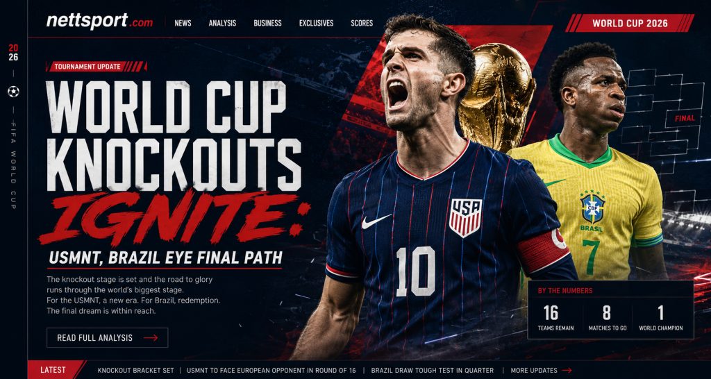 World Cup Knockouts Ignite: USMNT, Brazil Eye Final Path