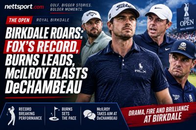 Birkdale Roars: Fox's Record, Burns Leads, McIlroy Blasts DeChambeau