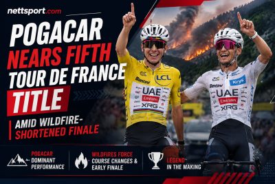 Pogacar Nears Fifth Tour de France Title Amid Wildfire-Shortened Finale