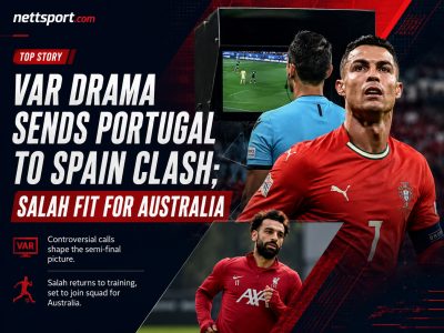 VAR Drama Sends Portugal to Spain Clash; Salah Fit for Australia