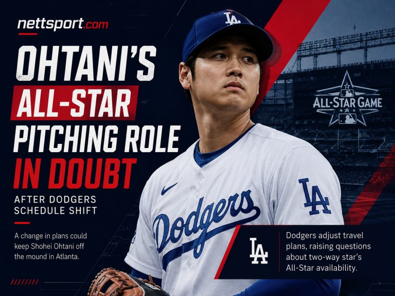 Ohtani's All-Star Pitching Role in Doubt After Dodgers Schedule Shift