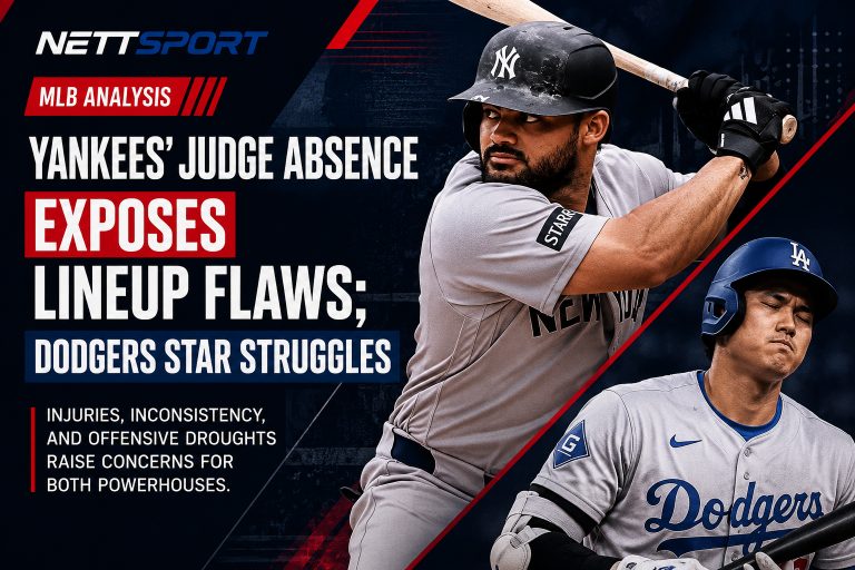 Yankees' Judge Absence Exposes Lineup Flaws; Dodgers Star Struggles
