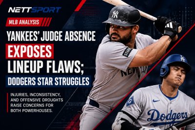 Yankees' Judge Absence Exposes Lineup Flaws; Dodgers Star Struggles