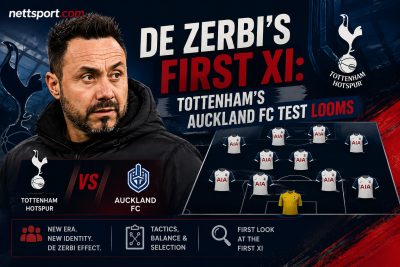 De Zerbi's First XI: Tottenham's Auckland FC Test Looms