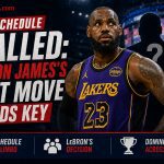 NBA Schedule Stalled: LeBron James's Next Move Holds Key
