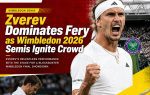 Zverev Dominates Fery as Wimbledon 2026 Semis Ignite Crowd
