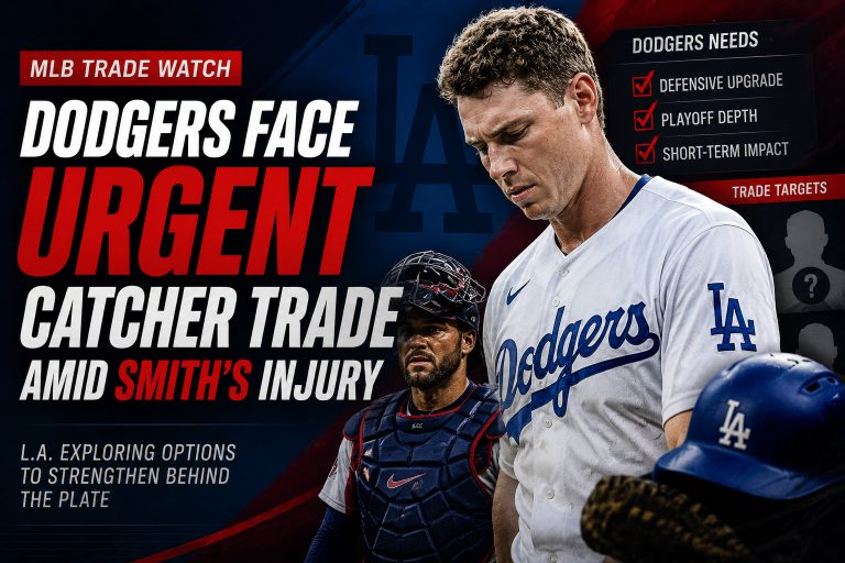 Dodgers Face Urgent Catcher Trade Amid Smith's Injury