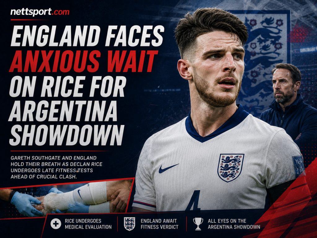 England Faces Anxious Wait on Rice for Argentina Showdown