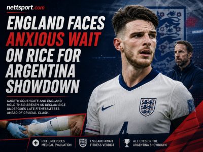 England Faces Anxious Wait on Rice for Argentina Showdown