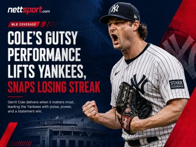 Cole's Gutsy Performance Lifts Yankees, Snaps Losing Streak