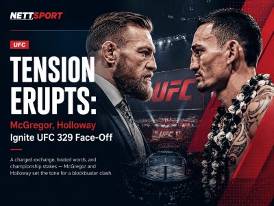 Tension Erupts: McGregor, Holloway Ignite UFC 329 Face-Off