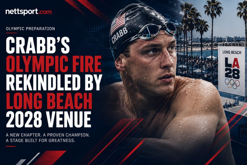 Crabb's Olympic Fire Rekindled by Long Beach 2028 Venue