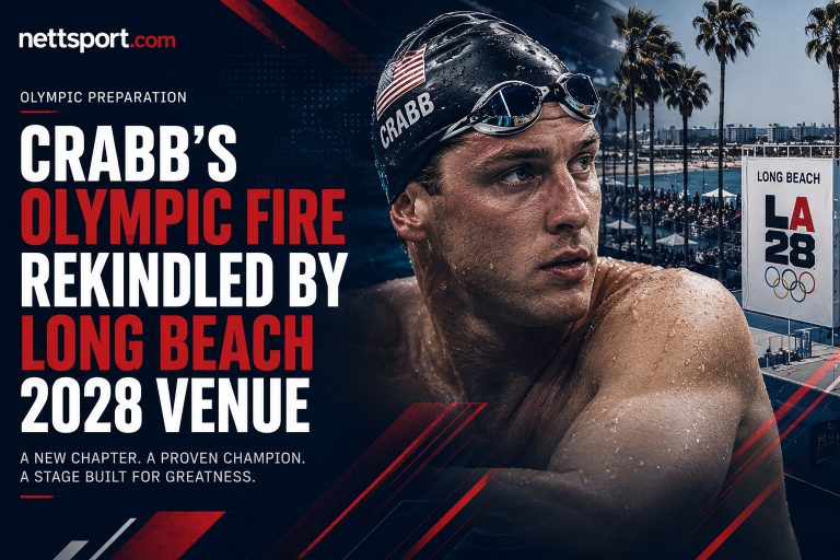 Crabb's Olympic Fire Rekindled by Long Beach 2028 Venue