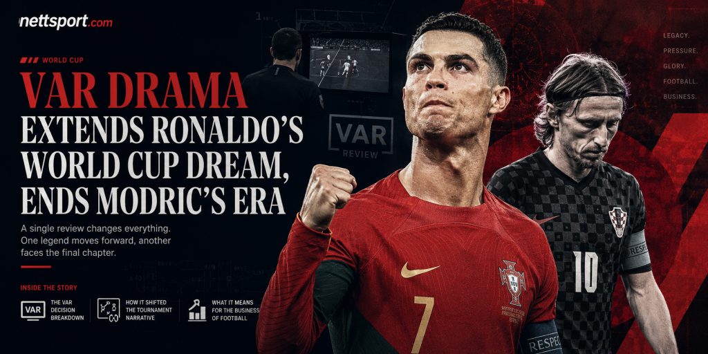 VAR Drama Extends Ronaldo's World Cup Dream, Ends Modric's Era