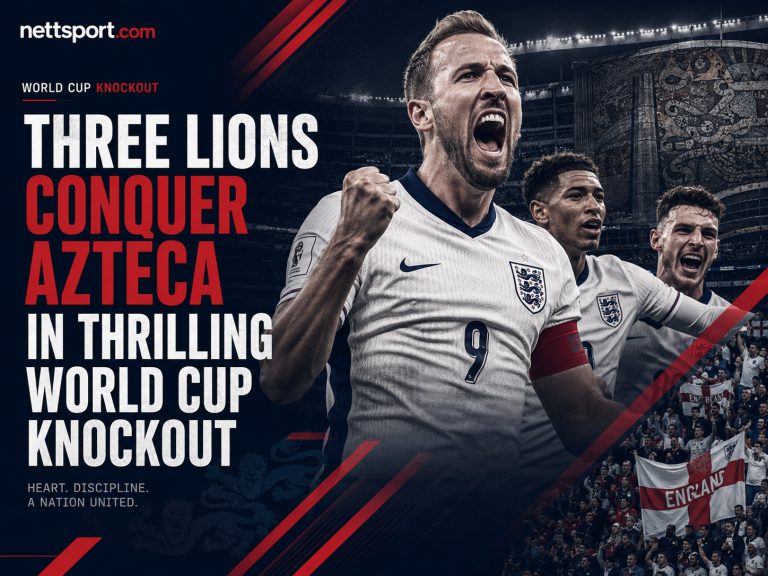 Three Lions Conquer Azteca in Thrilling World Cup Knockout