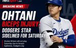 Ohtani Biceps Injury: Dodgers Star Sidelined for Saturday