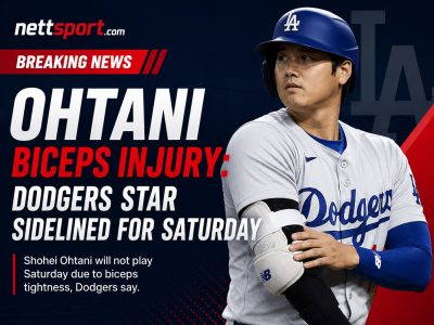 Ohtani Biceps Injury: Dodgers Star Sidelined for Saturday