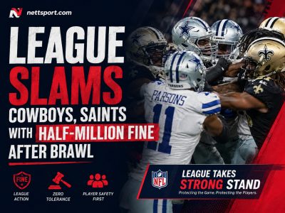 League Slams Cowboys, Saints with Half-Million Fine After Brawl