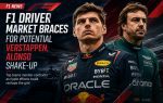 F1 Driver Market Braces for Potential Verstappen, Alonso Shake-Up