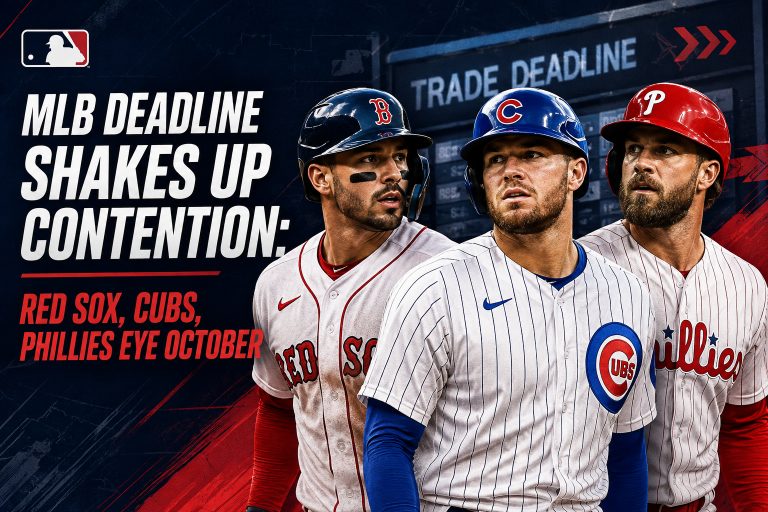 MLB Deadline Shakes Up Contention: Red Sox, Cubs, Phillies Eye October