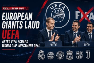 European Giants Laud UEFA After FIFA Scraps World Cup Investment Deal