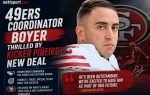 49ers Coordinator Boyer Thrilled by Kicker Piñeiro's New Deal