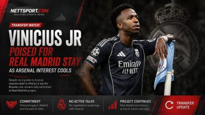 Vinicius Jr Poised for Real Madrid Stay as Arsenal Interest Cools
